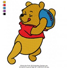 Winnie the Pooh 39 Embroidery Designs